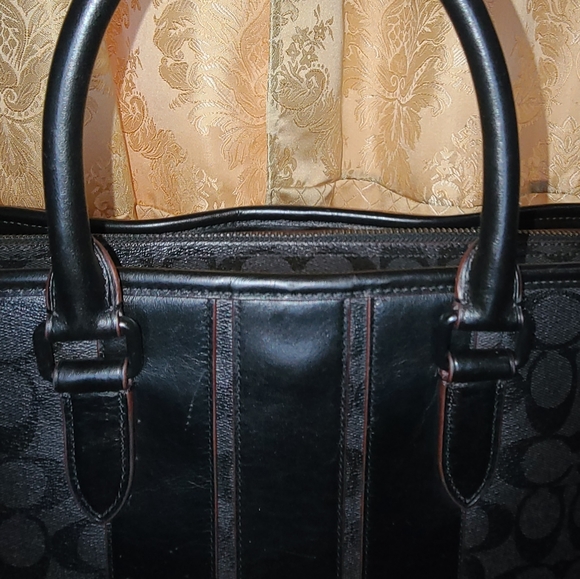 Coach Bond Brief in Signature Leather and Canvas - Picture 4 of 10